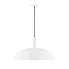 Stack Half Dome 24 Inch Pendant Light