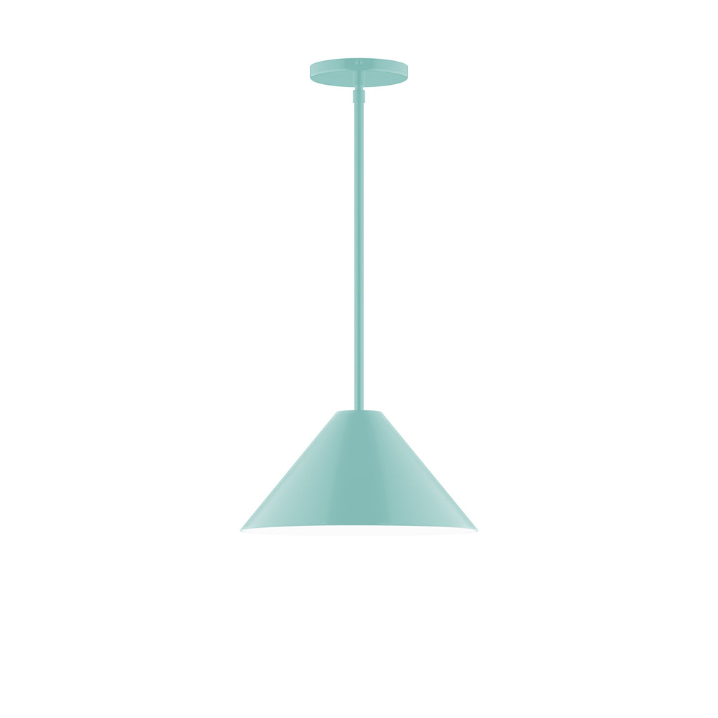 Axis Cone 12 Inch Stem Hung Pendant Light