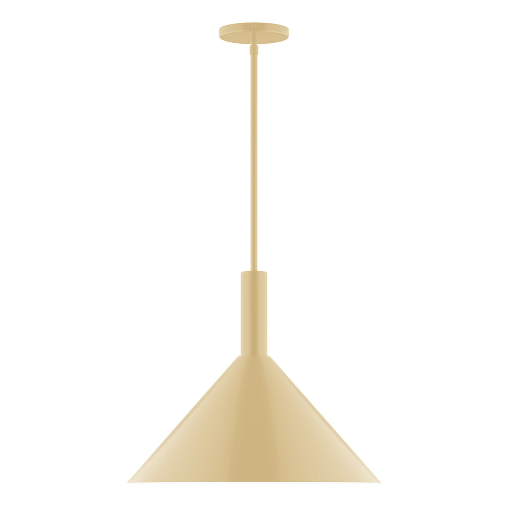Stack Cone 18 Inch Stem Hung Pendant Light