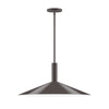 Stack Shallow Cone 24 Inch Pendant Light