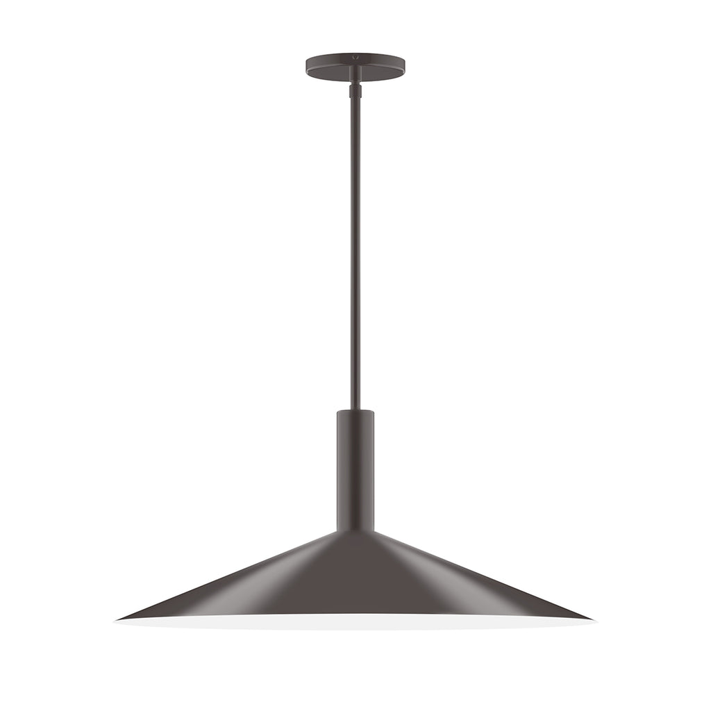 Stack Shallow Cone 24 Inch Pendant Light